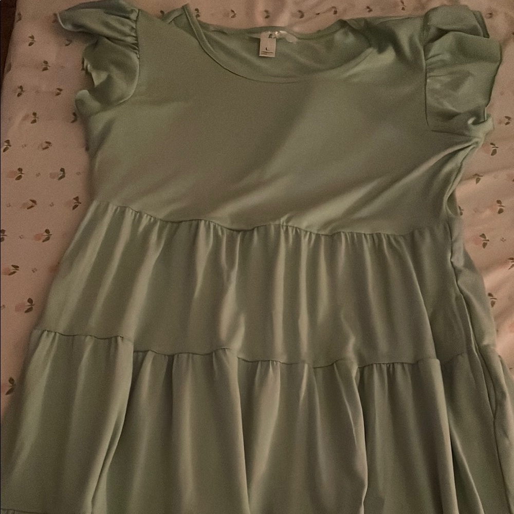Mint Green Kids Dress